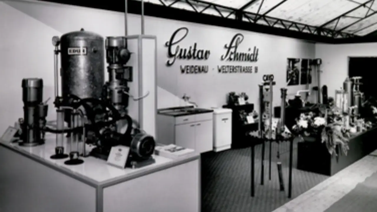 Gustav Schmidt im Jahr 1963 – Illustration