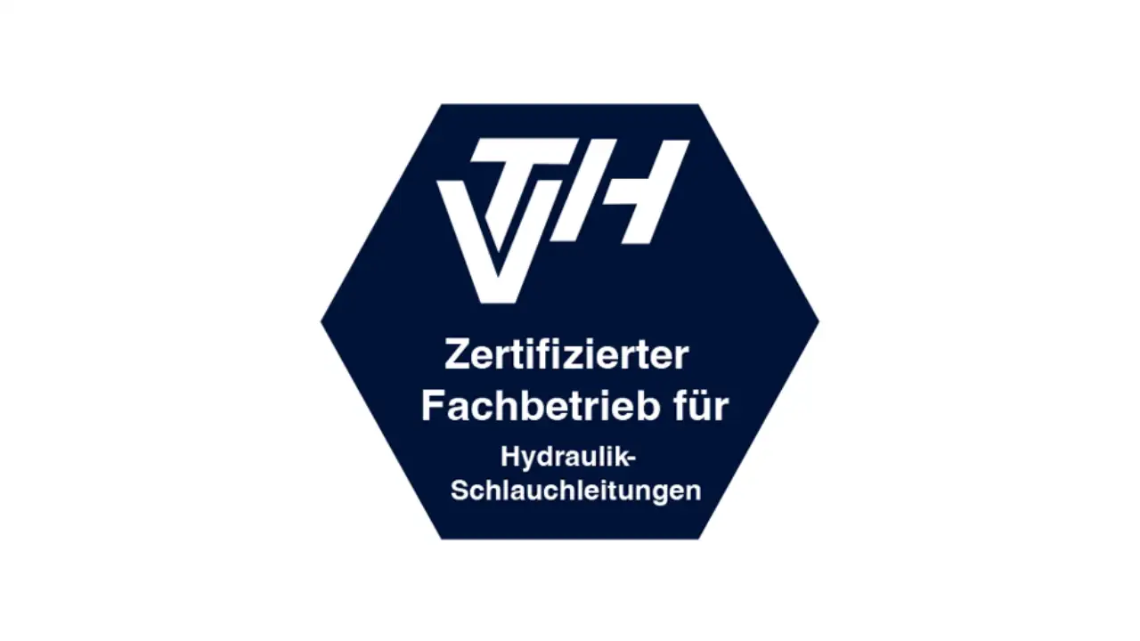 VTH Zertifizierter Fachbetrieb für Hydraulik-Schlauchleitungen Zertifikat